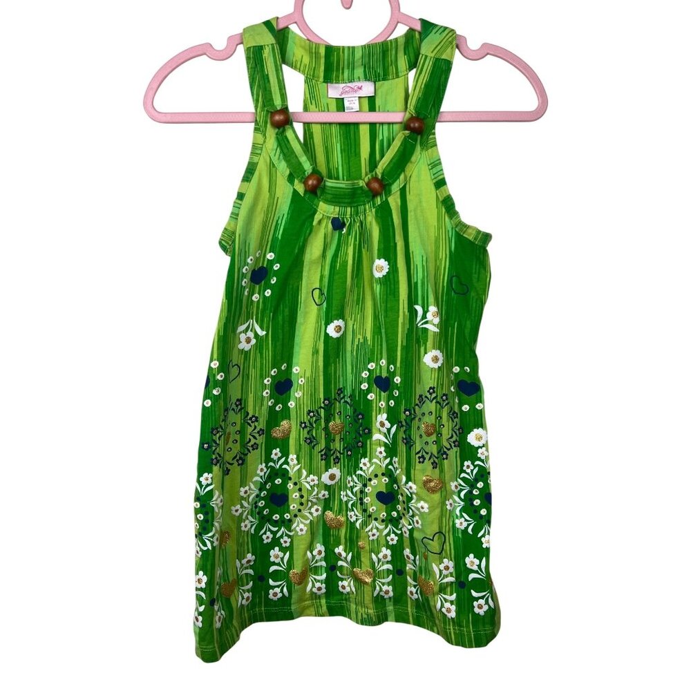 Graine Glitter Floral Tank Tunic